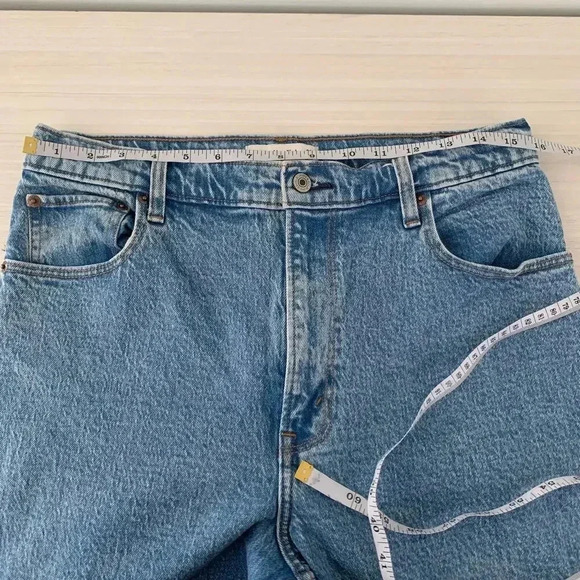 Abercrombie & Fitch Blue Straight Leg Jeans - Picture 13 of 16